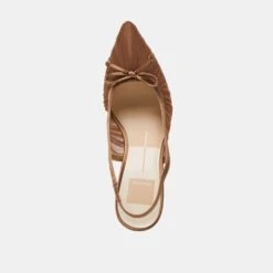 YELA HEELS MID BROWN TULLE(Yela Heels Mid Brown Tulle) -Dolce Vita Shop DOLCEVITA HEELS YELA MIDBROWNTULLE 06