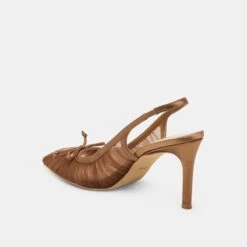 YELA HEELS MID BROWN TULLE(Yela Heels Mid Brown Tulle) -Dolce Vita Shop DOLCEVITA HEELS YELA MIDBROWNTULLE 09