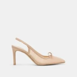 YELA HEELS PRALINE TULLE(Yela Heels Praline Tulle)