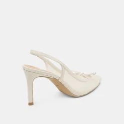 YELA HEELS WHITE TULLE(Yela Heels White Tulle) -Dolce Vita Shop DOLCEVITA HEELS YELA WHITETULLE 03