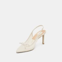 YELA HEELS WHITE TULLE(Yela Heels White Tulle) -Dolce Vita Shop DOLCEVITA HEELS YELA WHITETULLE 08