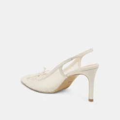 YELA HEELS WHITE TULLE(Yela Heels White Tulle) -Dolce Vita Shop DOLCEVITA HEELS YELA WHITETULLE 09