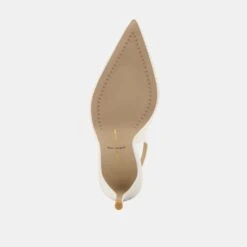 ELASI PEARL HEELS TRUE WHITE SATIN(Elasi Pearl Heels True White Satin) -Dolce Vita Shop DOLCEVITA HEEL ELASIPEARL TRUEWHITESATIN 07