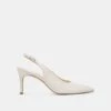 ELASI HEELS WHITE LEATHER(Elasi Heels White Leather)