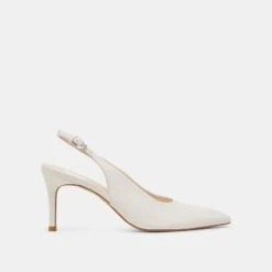 ELASI HEELS WHITE LEATHER(Elasi Heels White Leather)
