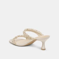GENORA RHINESTONE HEELS IVORY RHINESTONE(Genora Heels Rhinestone Ivory Rhinestone) -Dolce Vita Shop DOLCEVITA HEEL GENORARHINESTONE IVORYRHINESTONE 09