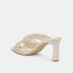 GITEL RHINESTONE HEELS IVORY RHINESTONE(Gitel Rhinestone Heels Ivory Rhinestone) -Dolce Vita Shop DOLCEVITA HEEL GITELRHINESTONE IVORYRHINESTONE 09
