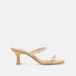 GRASON HEELS LT NATURAL RAFFIA(Grason Heels Lt Natural Raffia)