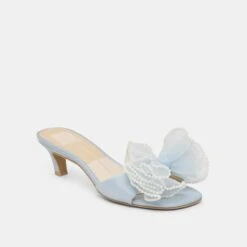 NARITA PEARL HEELS LIGHT BLUE SATIN(Narita Pearl Heels Light Blue Satin) -Dolce Vita Shop DOLCEVITA HEEL NARITAPEARL LIGHTBLUESATIN 01