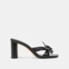 NIKIL HEELS BLACK LEATHER(Nikil Heels Black Leather)