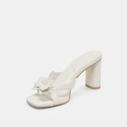 NIKIL HEELS WHITE LEATHER(Nikil Heels White Leather) -Dolce Vita Shop DOLCEVITA HEEL NIKIL WHITELEATHER 08