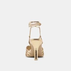 NIVANA HEELS GOLD DISTRESSED LEATHER(Nivana Heels Gold Distressed Leather) -Dolce Vita Shop DOLCEVITA HEEL NIVANA GOLDDISTRESSEDLEATHER 05
