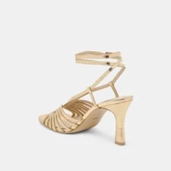 NIVANA HEELS GOLD DISTRESSED LEATHER(Nivana Heels Gold Distressed Leather) -Dolce Vita Shop DOLCEVITA HEEL NIVANA GOLDDISTRESSEDLEATHER 09