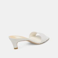 REXA HEELS TRUE WHITE LEATHER(Rexa Heels True White Leather) -Dolce Vita Shop DOLCEVITA HEEL REXA TRUEWHITELEATHER 03