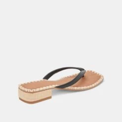 BARTY SANDALS BLACK LEATHER(Barty Sandals Black Leather) -Dolce Vita Shop DOLCEVITA SANDALS BARTY BLACKLEATHER 03