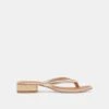 BARTY SANDALS GOLD METALLIC LEATHER(Barty Sandals Gold Metallic Leather)