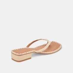 BARTY SANDALS LT NATURAL RAFFIA(Barty Sandals Lt Natural Raffia) -Dolce Vita Shop DOLCEVITA SANDALS BARTY LTNATURALRAFFIA 03