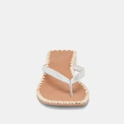 BARTY SANDALS SILVER METALLIC LEATHER(Barty Sandals Silver Metallic Leather) -Dolce Vita Shop DOLCEVITA SANDALS BARTY SILVERMETALLIC 04