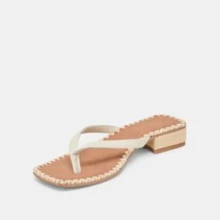 BARTY SANDALS WHITE LEATHER(Barty Sandals White Leather) -Dolce Vita Shop DOLCEVITA SANDALS BARTY WHITELEATHER 08