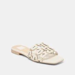 BERRIT SANDALS WHITE LEATHER(Berrit Sandals White Leather) -Dolce Vita Shop DOLCEVITA SANDALS BERRIT WHITELEATHER 01