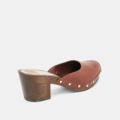 CAMYN HEELS BROWN LEATHER(Camyn Heels Brown Leather) -Dolce Vita Shop DOLCEVITA SANDALS CAMYN BROWNLEATHER 03