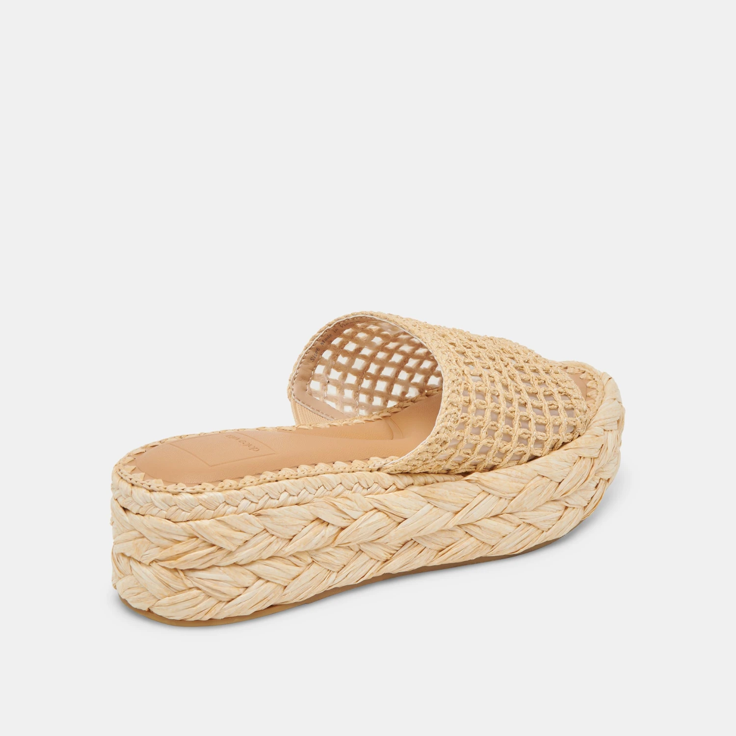 CHAVI MESH SANDALS NATURAL WOVEN RAFFIA(Chavi Mesh Sandals Natural Woven Raffia) 4 CHAVI MESH SANDALS NATURAL WOVEN RAFFIA(Chavi Mesh Sandals Natural Woven Raffia) - Image 4