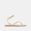 COVE SANDALS OFF WHITE LEATHER(Cove Sandals Off White Leather)