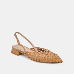 CYNDI FLATS NATURAL WOVEN(Cyndi Flats Natural Woven) -Dolce Vita Shop DOLCEVITA SANDALS CYNDI NATURALWOVEN 01