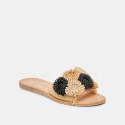 DANELA SANDALS BLACK NATURAL RAFFIA(Danela Sandals Black Natural Raffia) -Dolce Vita Shop DOLCEVITA SANDALS DANELA BLACKNATURALRAFFIA 01