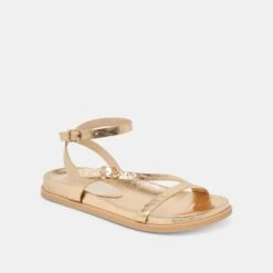 DARLIS SANDALS GOLD DISTRESSED LEATHER(Darlis Sandals Gold Distressed Leather) -Dolce Vita Shop DOLCEVITA SANDALS DARLIS GOLDDISTRESSEDLEATHER 01