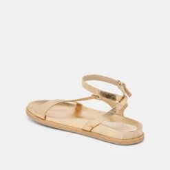DARLIS SANDALS GOLD DISTRESSED LEATHER(Darlis Sandals Gold Distressed Leather) -Dolce Vita Shop DOLCEVITA SANDALS DARLIS GOLDDISTRESSEDLEATHER 09