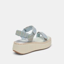 Dolce Vita DEBRA SANDALS LIGHT BLUE KNIT(Debra Sandals Light Blue Knit) -Dolce Vita Shop DOLCEVITA SANDALS DEBRA LIGHTBLUELEATHER 03