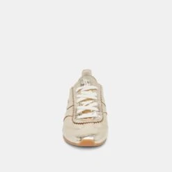 DELANY SNEAKERS LIGHT GOLD CRINKLE PATENT(Delany Sneakers Light Gold Crinkle Patent) -Dolce Vita Shop DOLCEVITA SANDALS DELANY LIGHTGOLDCRINKLEPATENT 04
