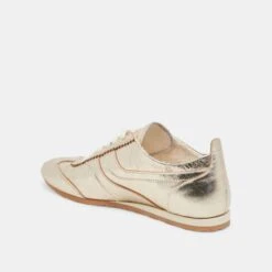 DELANY SNEAKERS LIGHT GOLD CRINKLE PATENT(Delany Sneakers Light Gold Crinkle Patent) -Dolce Vita Shop DOLCEVITA SANDALS DELANY LIGHTGOLDCRINKLEPATENT 09