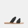 DINAH WIDE SANDALS ONYX RAFFIA(Dinah Wide Sandals Onyx Raffia)