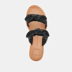DINAH WIDE SANDALS ONYX RAFFIA(Dinah Wide Sandals Onyx Raffia) -Dolce Vita Shop DOLCEVITA SANDALS DINAH ONYXRAFFIA 06 99c97263 fad0 45c8 9034 2295202057d0