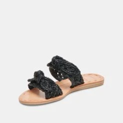 DINAH WIDE SANDALS ONYX RAFFIA(Dinah Wide Sandals Onyx Raffia) -Dolce Vita Shop DOLCEVITA SANDALS DINAH ONYXRAFFIA 09 8ec57e59 3db4 42be 980a f540cf7dbda3