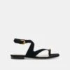 EARLA SANDALS ONYX SUEDE(Earla Sandals Onyx Suede)