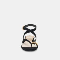 EARLA SANDALS ONYX SUEDE(Earla Sandals Onyx Suede) -Dolce Vita Shop DOLCEVITA SANDALS EARLA ONYXSUEDE 04