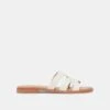 EMON SANDALS WHITE RAFFIA(Emon Sandals White Raffia)
