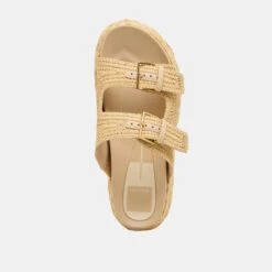 FALYN SANDALS LT NATURAL WOVEN RAFFIA(Falyn Sandals Lt Natural Woven Raffia) -Dolce Vita Shop DOLCEVITA SANDALS FALYN LTNATURALWOVENRAFFIA 06