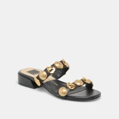 FARROW SANDALS BLACK LEATHER(Farrow Sandals Black Leather) -Dolce Vita Shop DOLCEVITA SANDALS FARROW BLACKLEATHER 01