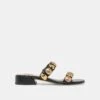 FARROW SANDALS BLACK LEATHER(Farrow Sandals Black Leather)