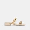 FARROW SANDALS CREME LEATHER(Farrow Sandals Creme Leather)