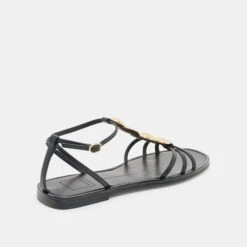 FAUN SANDALS BLACK LEATHER(Faun Sandals Black Leather) -Dolce Vita Shop DOLCEVITA SANDALS FAUN BLACKLEATHER 03