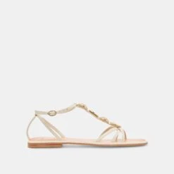 FAUN SANDALS OFF WHITE LEATHER(Faun Sandals Off White Leather)