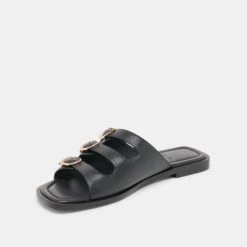 FIN SANDALS BLACK LEATHER(Fin Sandals Black Leather) -Dolce Vita Shop DOLCEVITA SANDALS FIN BLACKLEATHER 08