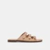 FIN SANDALS TAN SUEDE(Fin Sandals Tan Suede)