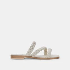 IMAN WIDE SANDALS IVORY STELLA - Re:vita(Iman Wide Sandals Ivory Stella Resale)