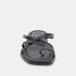 INDIGO SANDALS BLACK LEATHER(Indigo Sandals Black Leather) -Dolce Vita Shop DOLCEVITA SANDALS INDIGO BLACKLEATHER 04